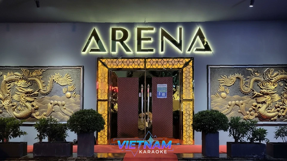 아레나 가라오케 정문 디자인